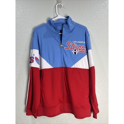 Adidas Originals Los Angeles Stars ABA Track Jacket Red White Blue Mens S Retro