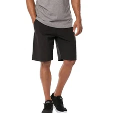 Travis Matthew Mens 30 Beck Hybrid Performance Shorts Flat Front Black NWT $90