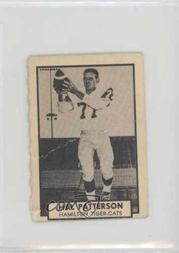 Hal Patterson #73 1962 Topps CFL card