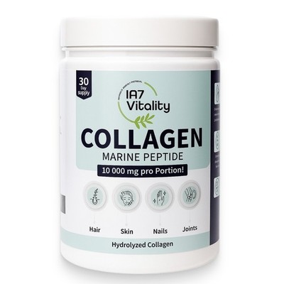 Marine Kollagen Pulver 10.000mg   Typ I & III   300g   Haut Haare Nägel
