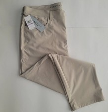 NEW  79 MENS Perry Ellis Motion Dress Pants 38 X 30 Slim Fit Stretch Stone Tan