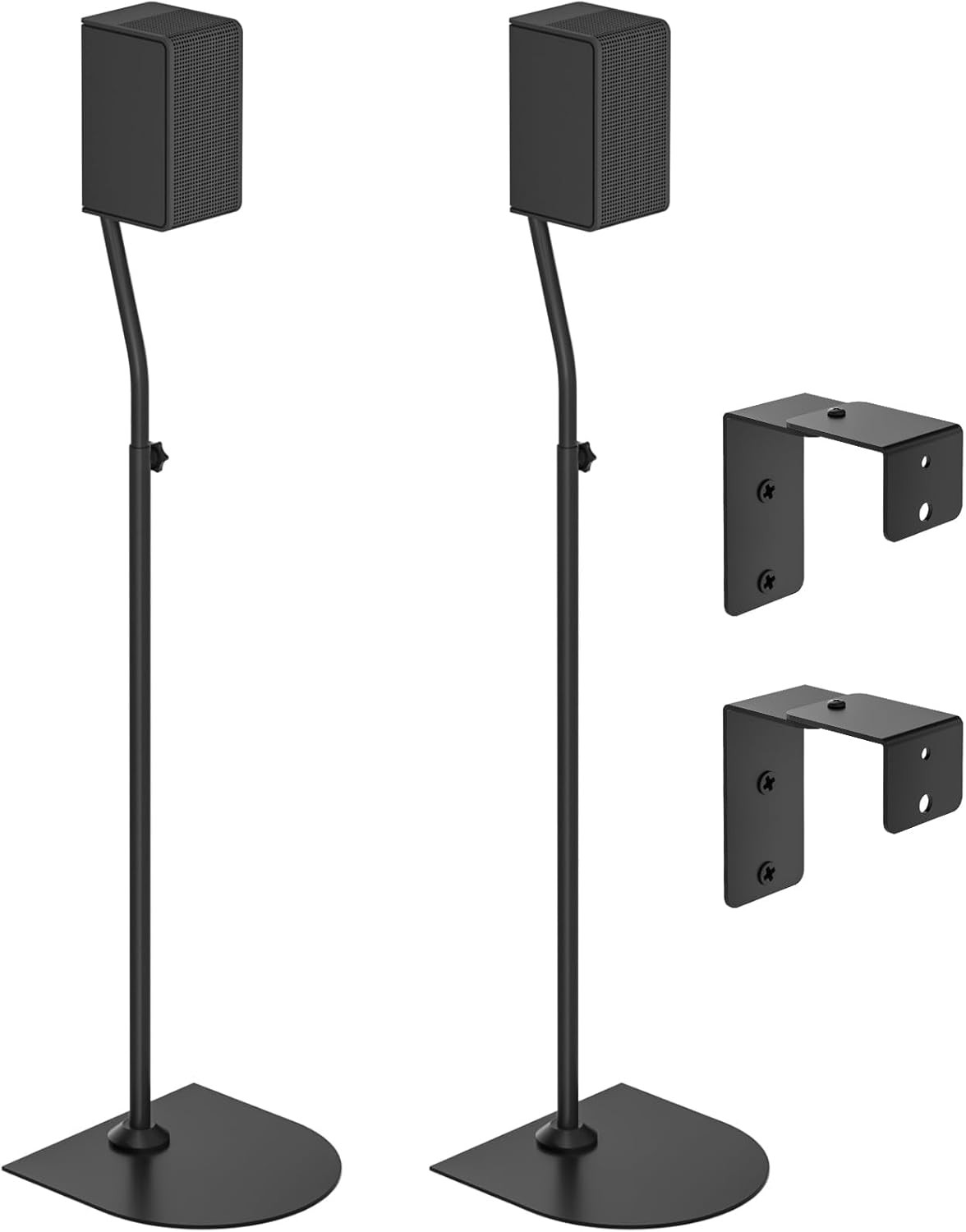 S For Vizio Speaker Stands Pair With Speaker Wall Mount - Floor Spe