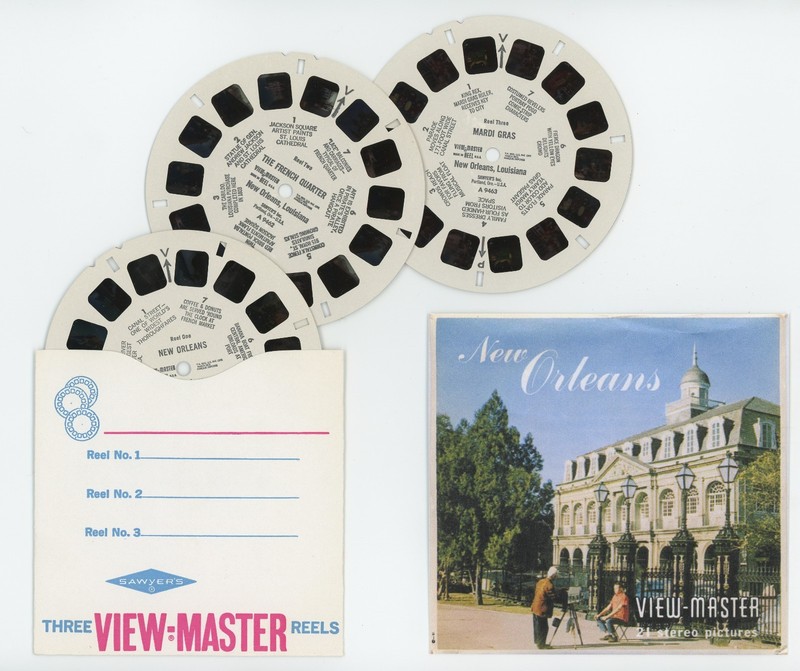 New Orleans Louisiana View-Master Reels A-946 and Copy Front Cover