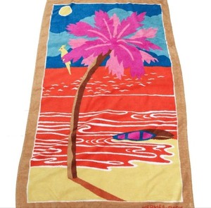 Hermès Toalla De Playa Serviette Bain Donner La Main pre-owned