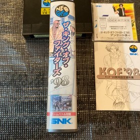 The King of Fighters 98 NEO GEO AES SNK Case Manual Dev Materials Japan