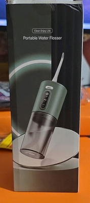 #ad Oral Clean Electric Water Flosser Portable Battery 280mL Green Memory Function $35.00