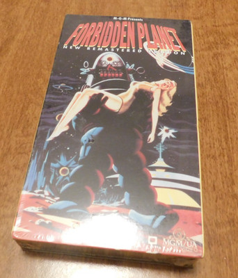 ! VHS SEALED FORBIDEEN PLANET NEW ROBBY THE ROBOT LOOK  !