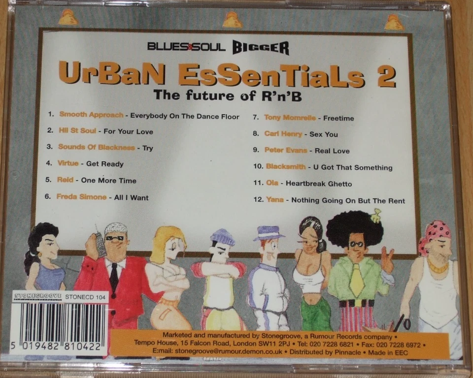 Urban Essentials 2 - The Future of R'n'B  (2000) - Rare UK Street Soul - CD - Bild 2 von 3