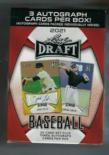 2021 LEAF DRAFT BASEBALL FACTORY SEALED HOBBY BLASTER BOX 3 AUTO PER BOX