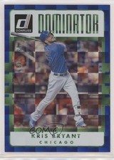 2017 Panini Donruss Dominators Blue /249 Kris Bryant #D-1 0q1p