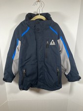 Gerry Kids Winter Jacket XS 5/6 Blue Insulated Coat Zipper Pockets