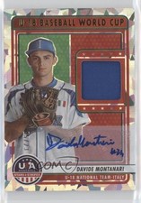 2023 Panini USA Baseball Stars & Stripes 5/23 Davide Montanari #U18-DM Auto tj1