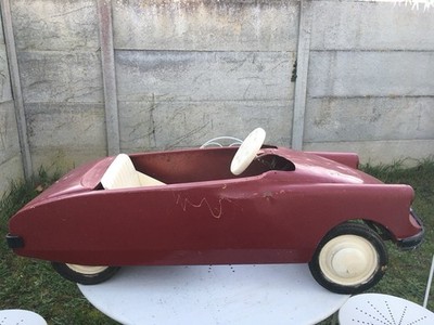 SEHR SELTENES ALTES TOLE PEDALAUTO DS CITROEN