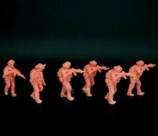 1/64 1/72 1/87 Modern Russian Army Alpha Fire Team 6pcs 3d Printed Soldier