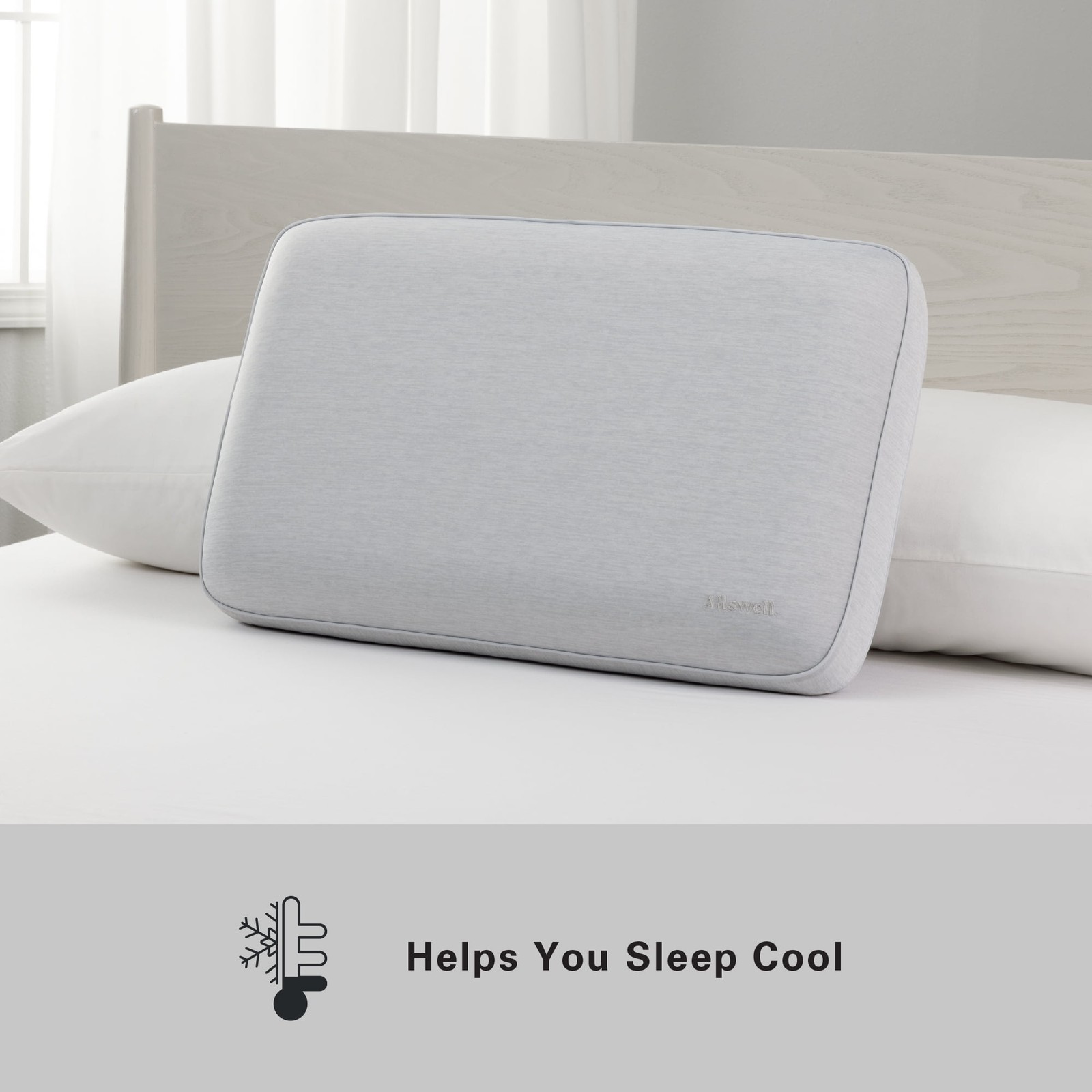  Graphite Firm Queen Memory Foam Bed Pillow