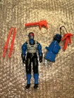 1991 Snake Eyes Complete GI Joe Figure Blue With All Accessories AL