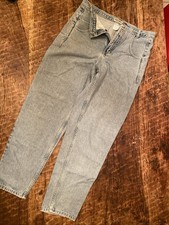 Vintage Guess Green Logo Men's Size 30"X 26.5" Denim Jeans Made in USA