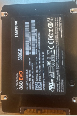 Samsung 860 EVO 500G SSD
