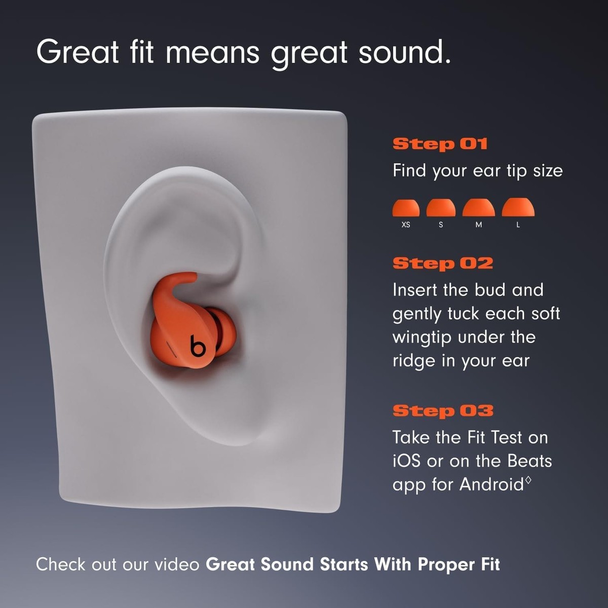 Beats Powerbeats Fit Wireless Earbuds Jet Black Secure Sport