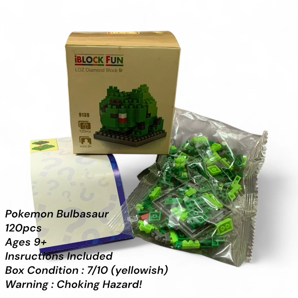 Pokemon 6 Characters Blocks For Children 9 Yrs And Above With Instructions - Image 4 of 4