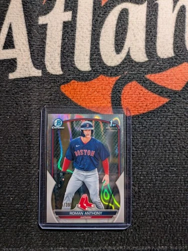 2023 Bowman - Chrome Prospects Roman Anthony #BCP-71 Lava Refractor /399 (RC)