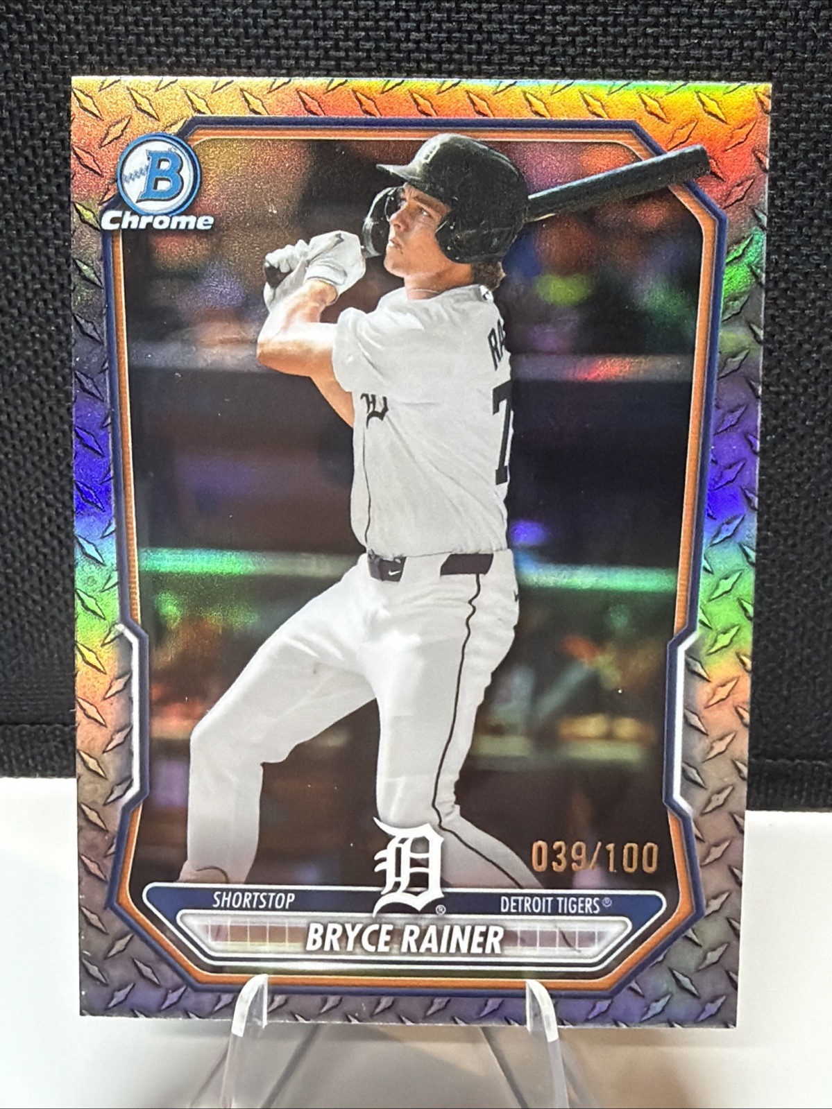2026 Bowman Chrome Prospects Bryce Rainer Steel Metal Refractor /100 #BCP-99