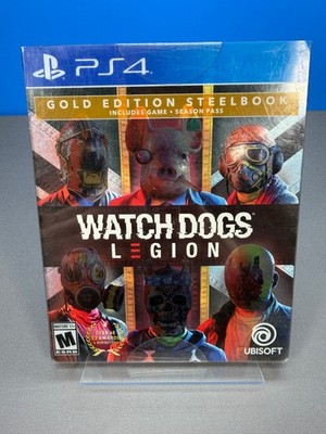 PS4 PLAYSTATION 4 WATCH DOGS LEGION GOLD EDITION STEELBOOK USA NTSC NEW SEALED