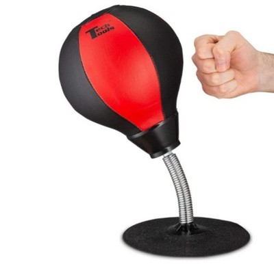 Tech Tools Desktop Punching Bag Stress Buster Suction Base (Damaged Box- Photos)