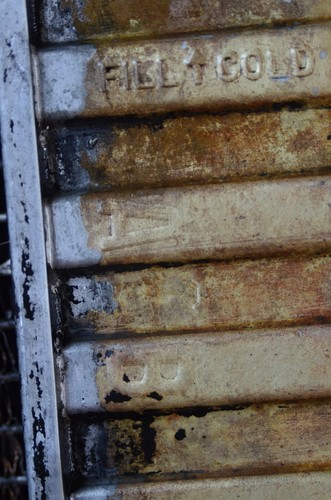 1968-71 GM Harrison Radiator Tanks Code AB Date- A 3 Core w Trans ...