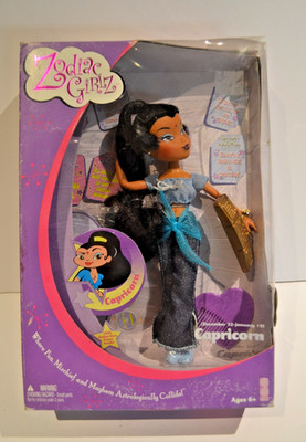 Zodiac Girlz 3 Muses 2003 CAPRICORN Fashion Doll Damage Box