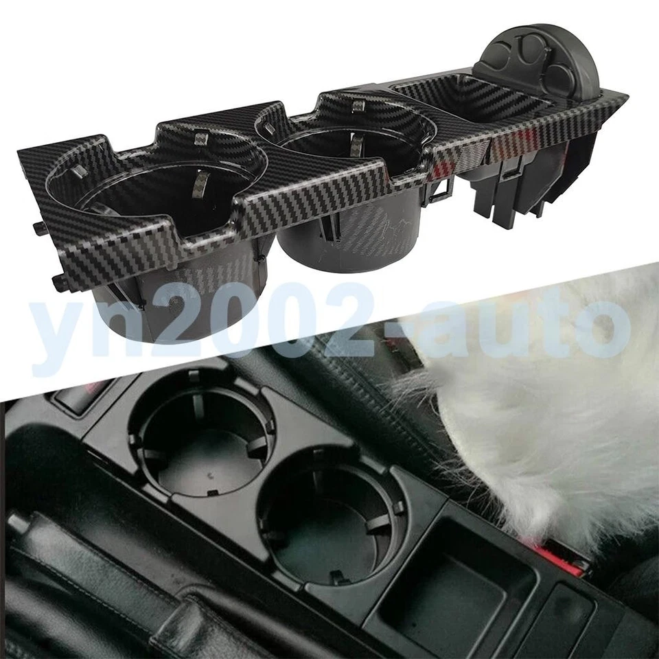 Center Console Dual Drink Cup Holder Coin Box 51168217954 For BMW 320i 325i 330i - Image 2 of 4