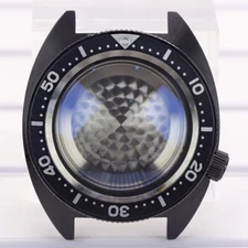 Black Seiko nh35 watch case parts Modified Seiko Turtle  009 Mod For Seiko nh36