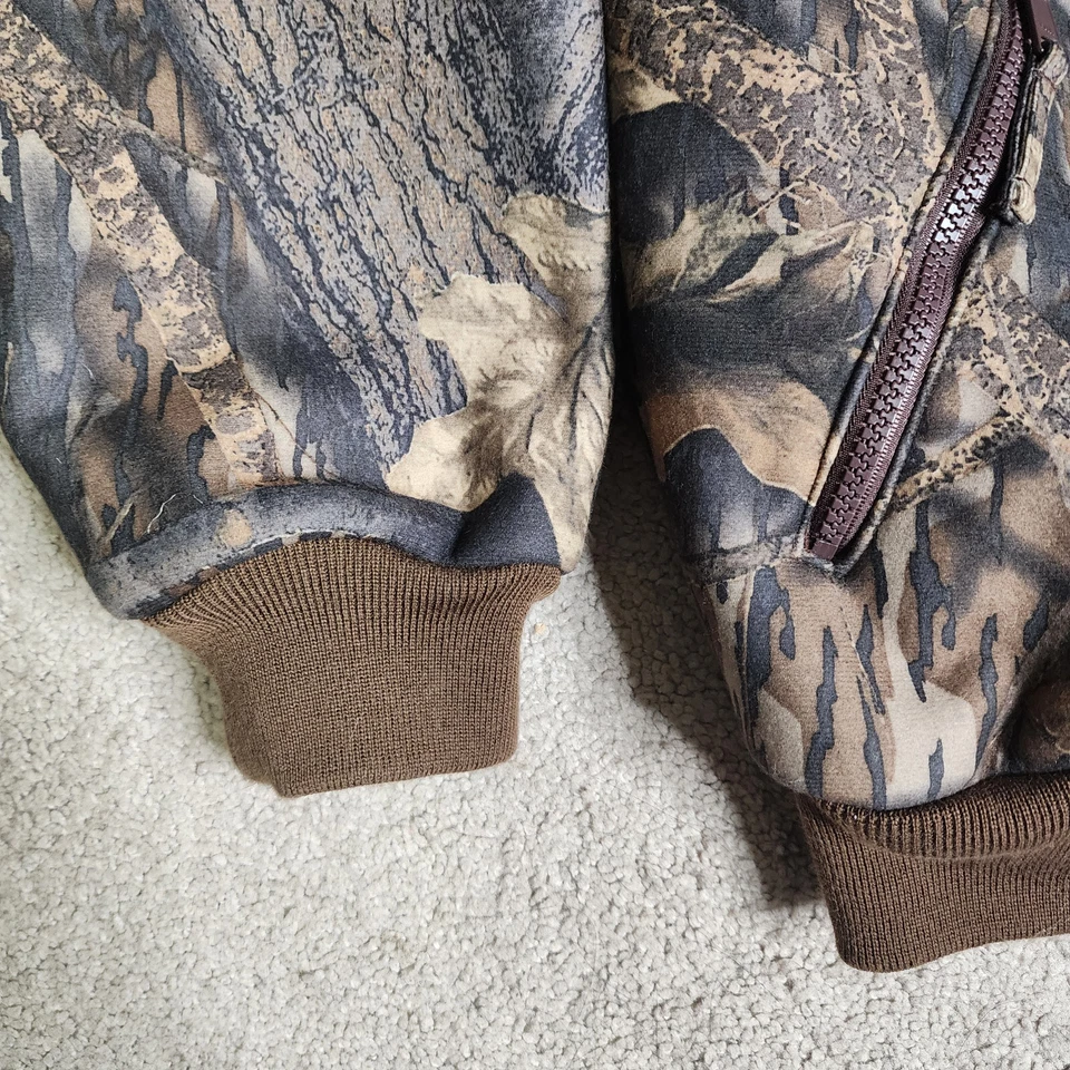 Cabela’s XL Hunting Jacket Sherpa Lined Camo Outdoor Gear Vintage Taiwan - Image 4 of 4