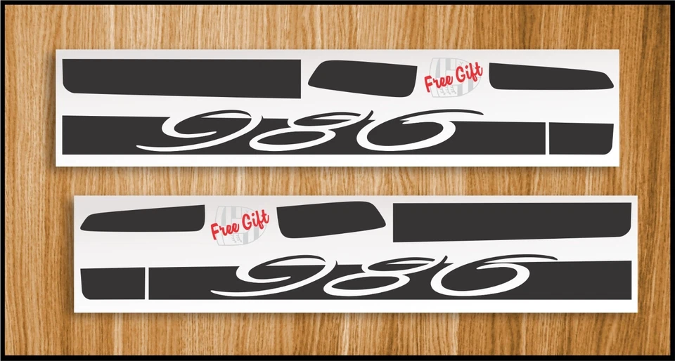 986 Side Stripes for Porsche Boxster- FREE GIFT- FAST US SHIPPING - Image 2 of 4