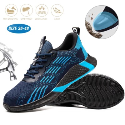 Outdoor Work Safety Shoes Non-slip Anti-smashing Sneakers Steel Toe Hiking Boots