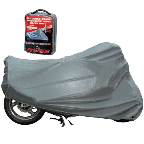 BÜSE Tarpaulin Folding Garage Outdoor Grey for Motorcycles, Mopeds & Scooter