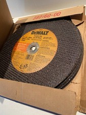 DEWALT DW8033 12"x1/8"x20mm Ductile Cutting Cut-off Wheels 10 count - New