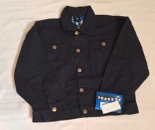 French Toast Black Denim Jacket Kids Size 10