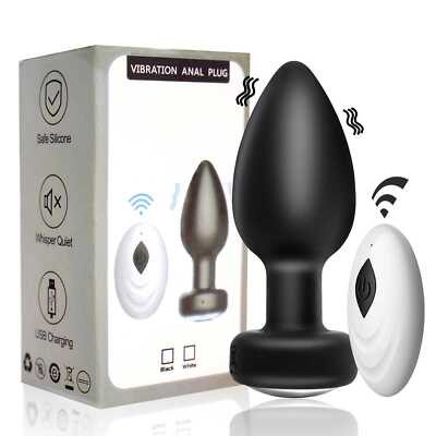 Sex Toys for Women Men Vibrator Anal Prostate Massager Butt Plug Remote  Control