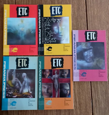 ETC #1-5 Piranha Press (1989) Tim - Conrad - Michael - Davis