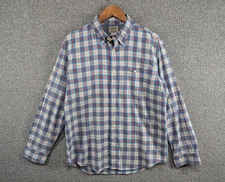 L.L. BEAN Multicolour Check Plaid Slightly Fitted Casual Button Down Shirt M L