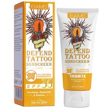 Crema Natural Protector Solar Para Protecci n De Tatuajes Corporal Gel SPF 30