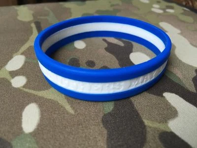 STS Thin White Line Subtle "SO OTHERS MAY LIVE" EMT Paramedic Silicone Bracelet