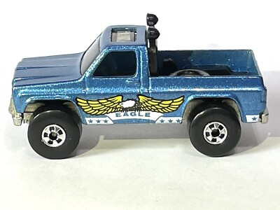1977 HOT WHEELS BYWAYMAN NO TOOLBOX RARE  BLUE EAGLE TRUCK BLISTER PULL