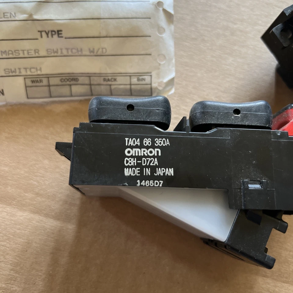 Interruptor de ventana del conductor Mazda millenia 1995-2002 con interruptor de espejo retrovisor. OEM Foto 2 de 2