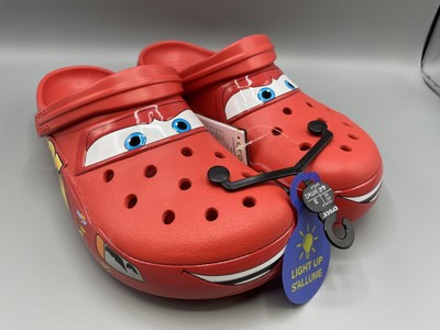 lightning mcqueen crocs size 12 mens