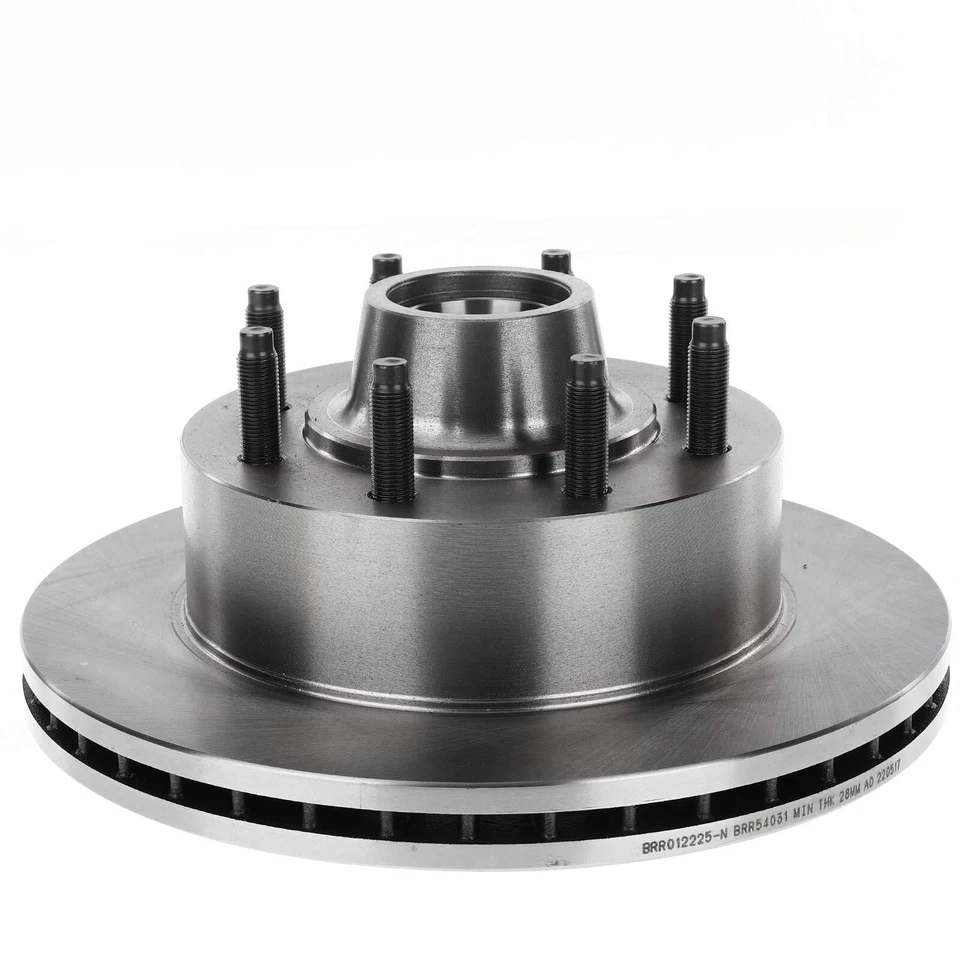 Rotor de disco delantero y trasero y almohadilla de cerámica para Ford E-250 2003-2007 E-350 Super Duty Foto 2 de 4
