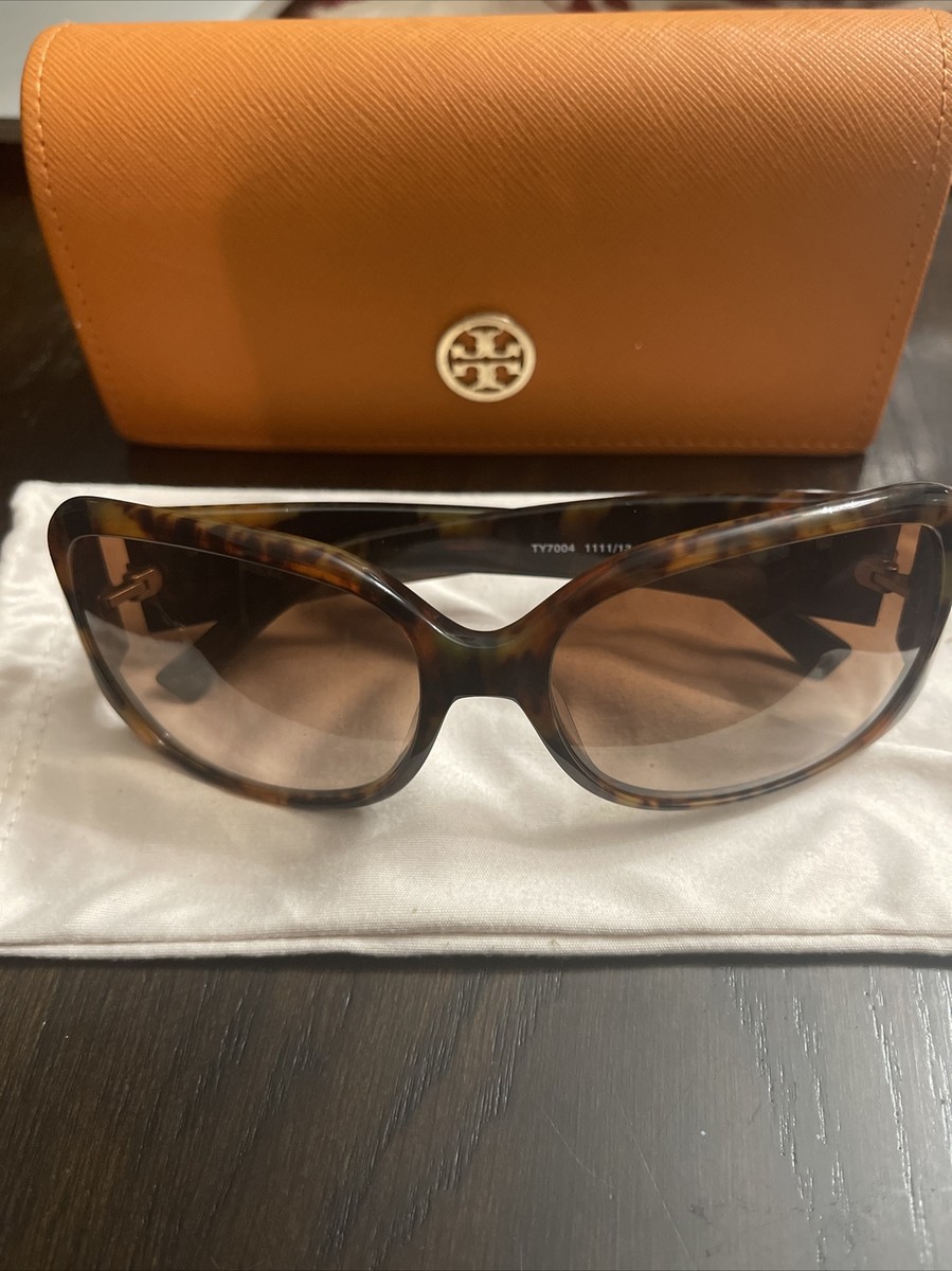 Tory Burch Brown Oval Sunglasses TY7004 519/12 58-17-130mm Gradient Lenses Tory Burch TY7004 Sunglasses | FREE Shipping - Go-Optic.com  main image 2
