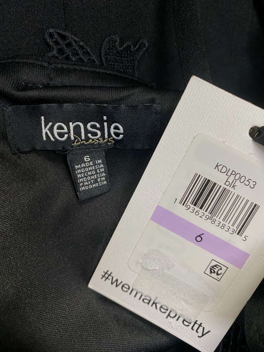 Kensie Women's Black Scuba Off-The-Shoulder Dress Size 6 | eBay
