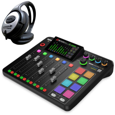 Rode Rodecaster Pro II Audio Production Studio + keepdrum Kopfhörer
